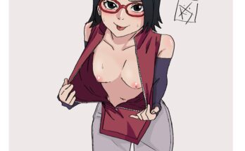 Sarada Tiny Peek by aldwelter | Naruto Hentai 12