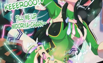 Ochako Uraraka Can’t Wait Deku and Tsuyu Asui by hornygraphite My Hero Academia-min