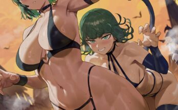 Fubuki and Tatsumaki Halloween by Shexyo One-Punch Man