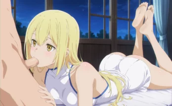 Aiz Wallenstein Casually Sucking Dick by seasonanimes | Danmachi Hentai 21