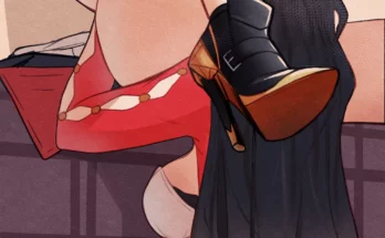 Astra Yao Giving Evelyn Chevalier a Head by Holymeh – Zenless Zone Zero