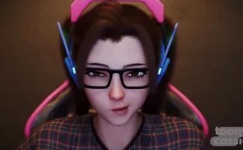 D.Va Correct Gaming Posture R34 Video by ToonyCassie – Overwatch