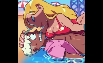 Lifeguard Saving Life by speedoru – Lilo and Stitch