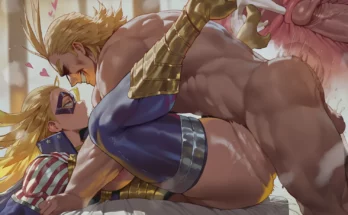 all might x cathleen bate american smash by shexyo – my hero academia