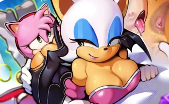 Amy Rose Eats Rogue The Bat’s Ass by Fluffydango – Sonic Hentai 9