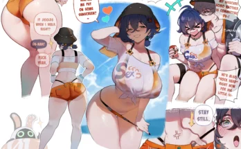 helping belle with sunscreen by thiccwithaq – zenless zone zero