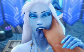 POV Sex With Pyrista (Draenei) by Noname55 – World of Warcraft Hentai 7