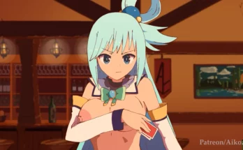 Aqua Lose The Game Against Kazuma by Aikoz28 – Kono Subarashii Sekai Ni Shukufuku Wo! Hentai 21