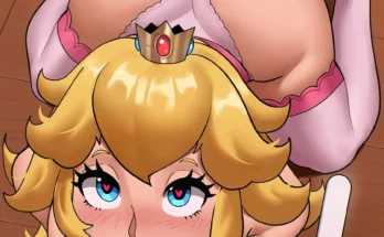 princess peach open her mouth by echosaber – mario (series) 1