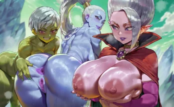 Cheelai, Vados and Arinsu by Shexyo – Dragon Ball Hentai 9