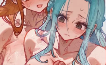 Nami Guiding Vivi by Klopsiak - One Piece Hentai 19