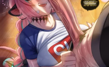 Aether X Varesa as Uzaki Hana by Astroodragon - Genshin Impact Hentai 17