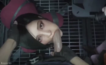 Leon Using Ada Wong’s Pretty Face While Ashley Recording by rouse3d – Resident Evil