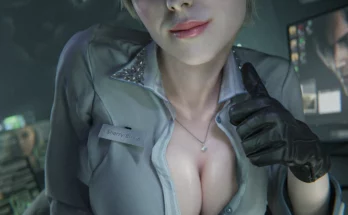 sherry birkin says eyes up here, rookie by ayjokar – resident evil requiem